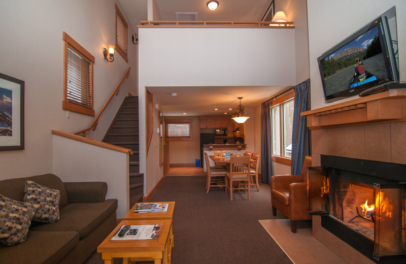 Guest room at Hidden Ridge Resort.