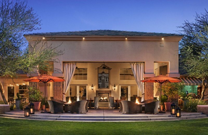 Patio at Gainey Suites Hotel.