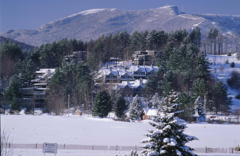 Winter view at Mountainside Resort.