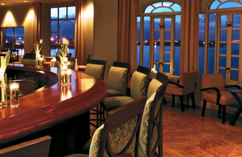 The bar at Loews Coronado Bay Resort.