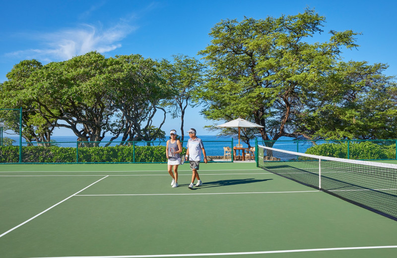 Tennis at Mauna Kea Beach Hotel.