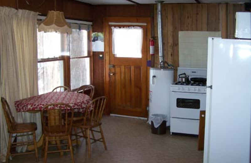 Cabin Interior at Walker Lake Resort