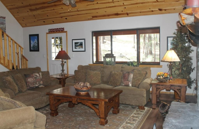 Living room at Acorn Lodge.