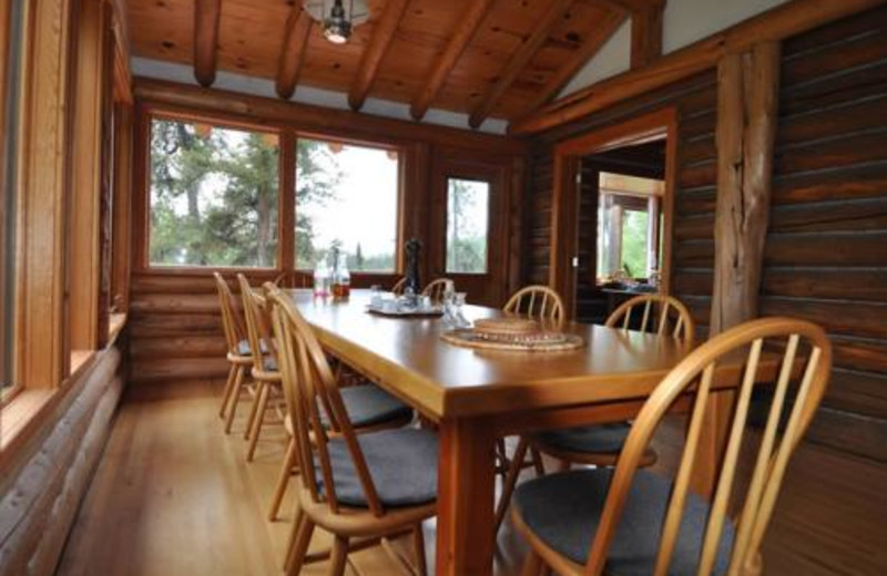 Dining room at Forest House.