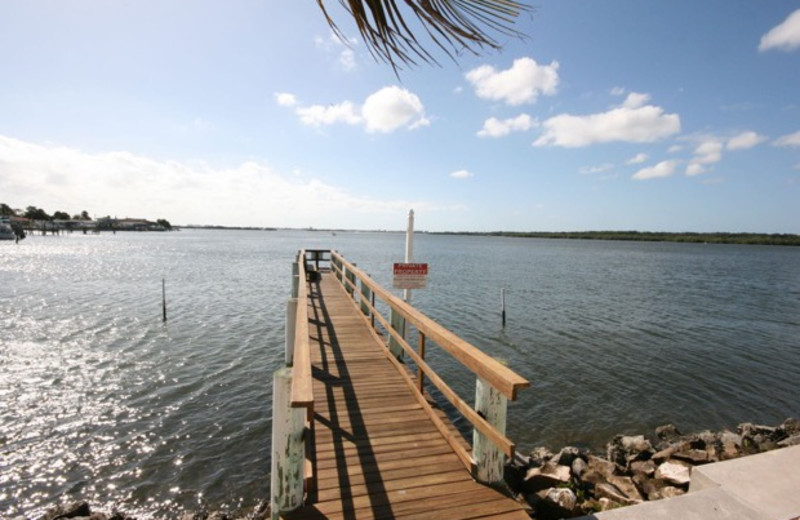 Fishing dock at Boca Ciega Resort