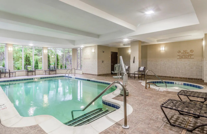 Indoor pool at Hilton Garden Inn Albany/SUNY Area.