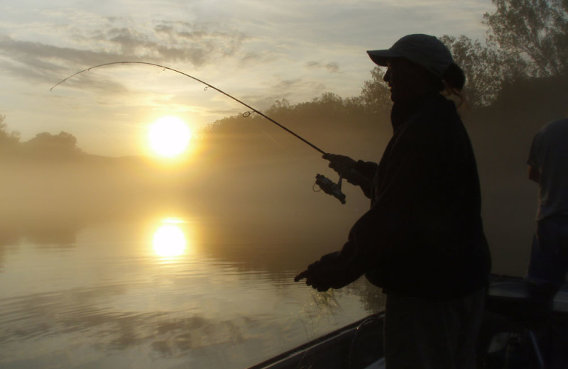 Fishing at Sugar Ridge Resort 