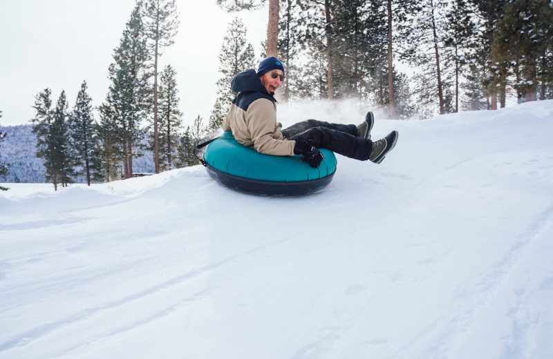 Tubing at The Resort at Paws Up.