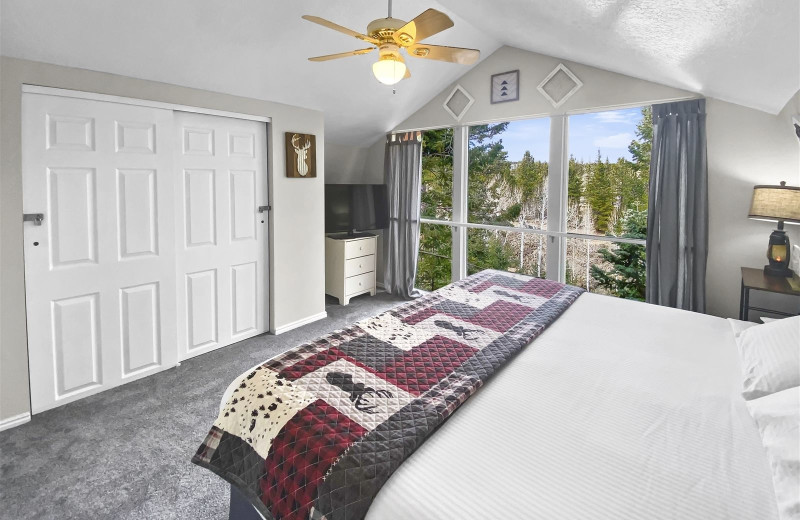 Rental bedroom at Family Time Vacation Rentals.