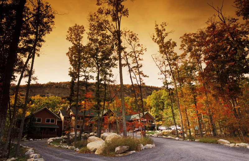 Exterior view of Minnewaska Lodge.