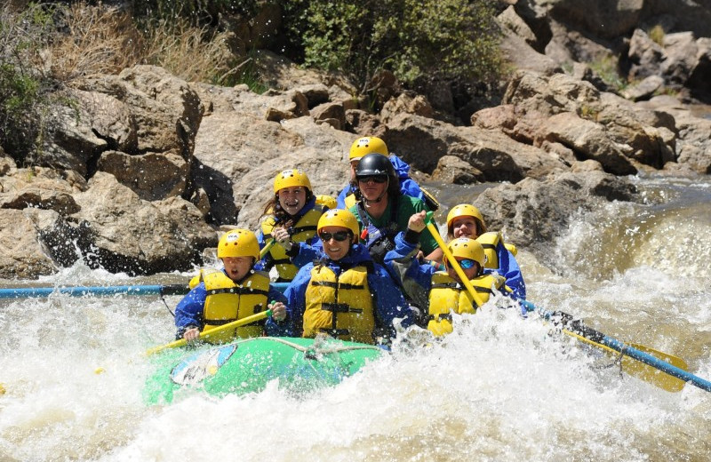 Water rafting at Elk Mountain Ranch.