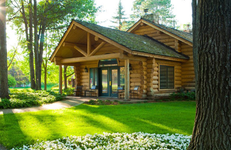 Cottage exterior at Garland Lodge & Resort.