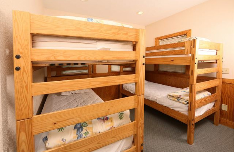 Rental bedroom at Smoky Mountain Resort Lodging and Conference Center.