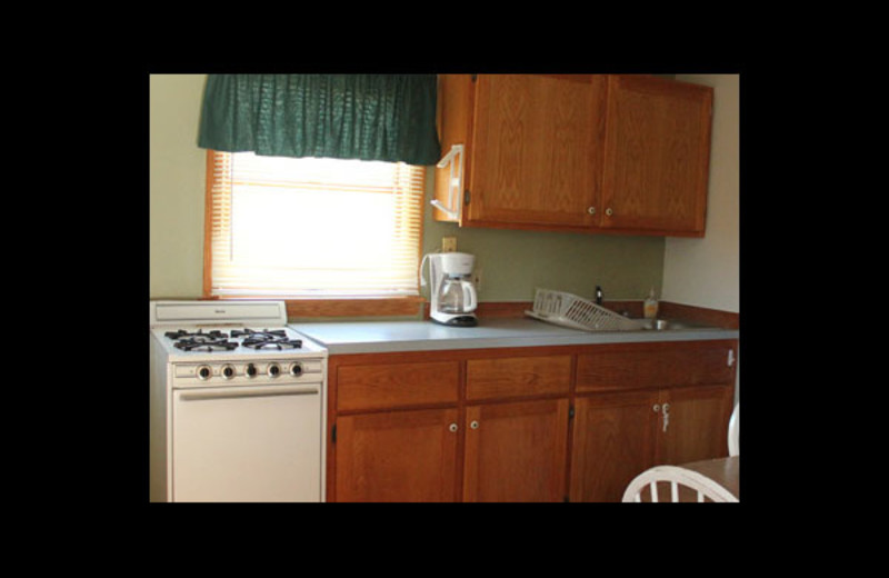 Kitchen view at Lake Leelanau Vacation Rentals & Guide.