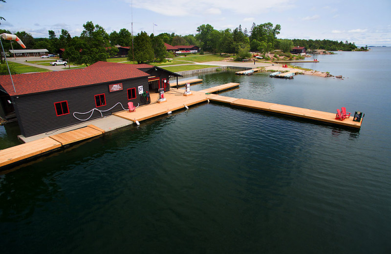 Marina at Killarney Mountain Lodge.