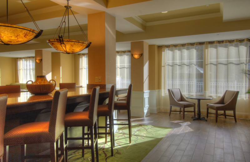 The lobby at Hampton Inn & Suites Jekyll Island.