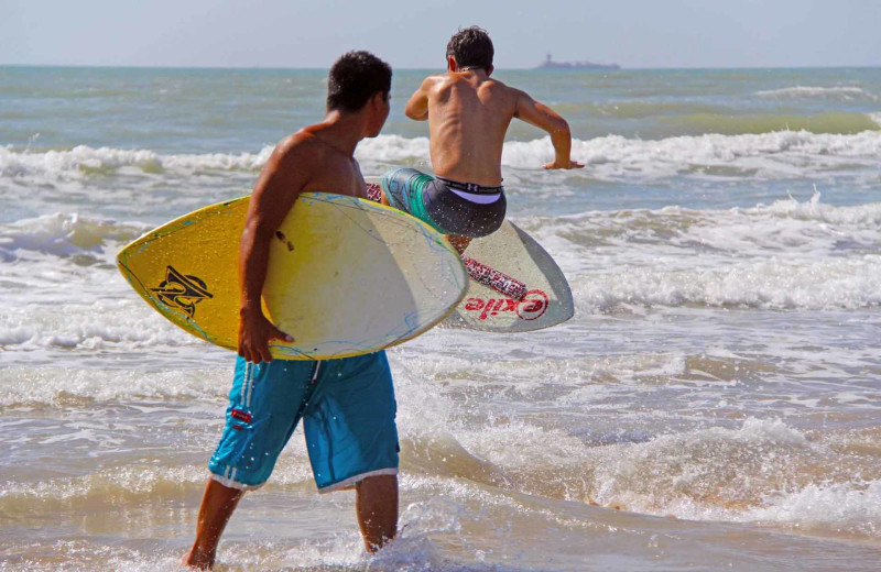 Beach at Padre Island Rentals.