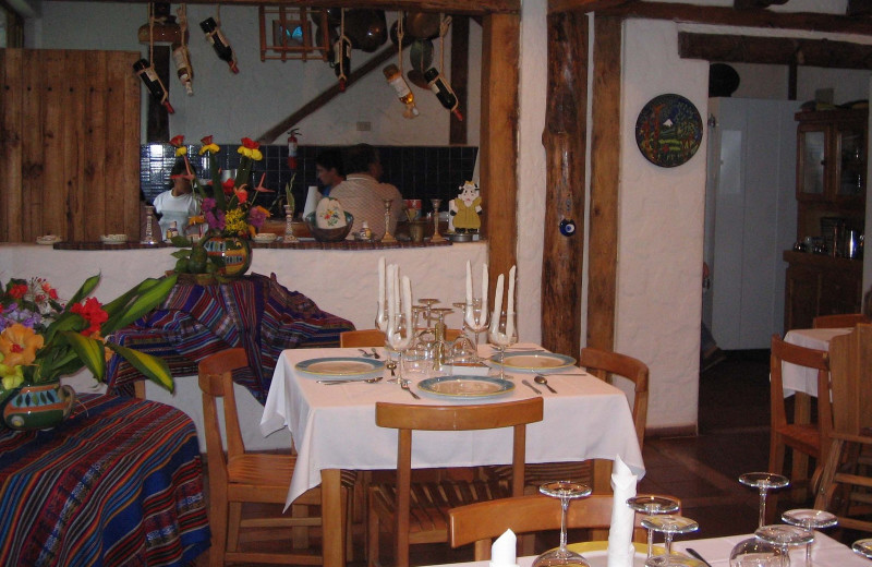 Dining at Hacienda Primavera Wilderness Ecolodge.