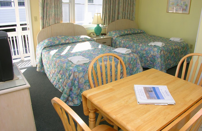 Guest room at Beau Rivage Motel.