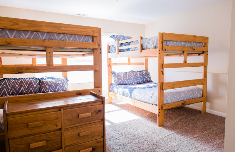 Bunk beds at The Great Escape.