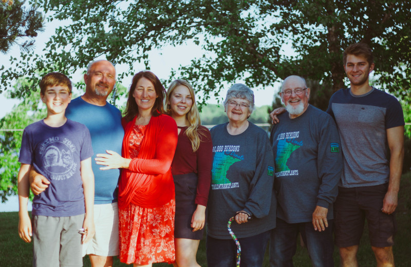 Family at Jacob's Cove.