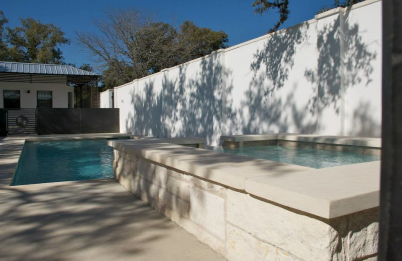 Outdoor pool at Hotel Flora & Fauna.