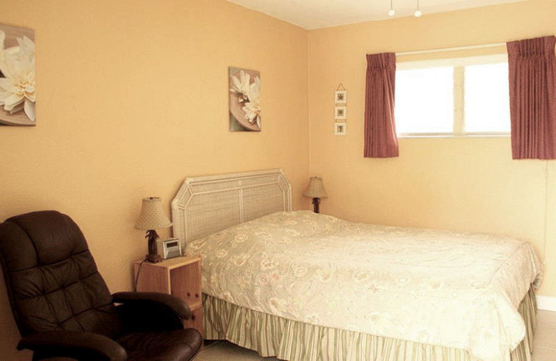 Bedroom at The Delacado on Sunset Beach.