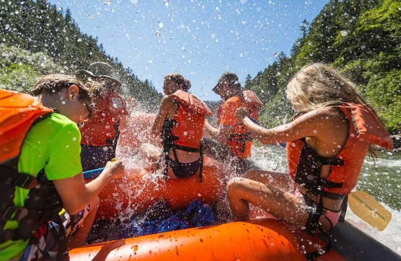 Rafting at Morrison's Rogue River Lodge.