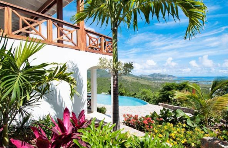 Villa exterior at Island Properties Luxury Rentals.