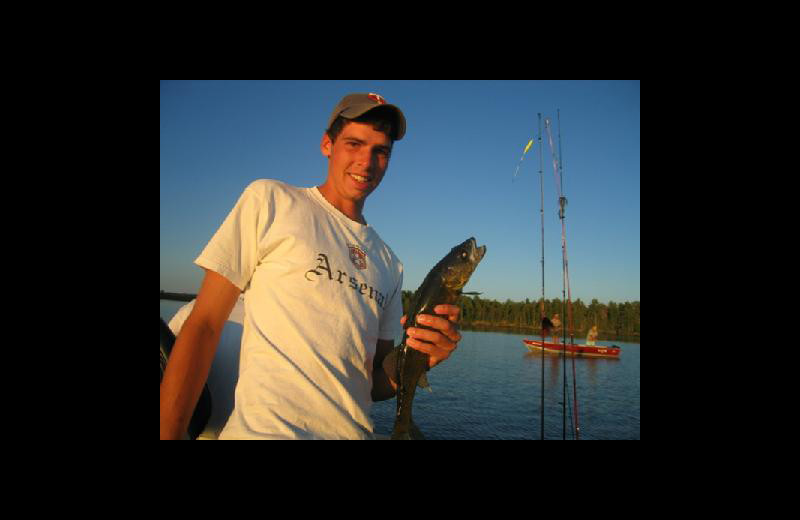 Fishing at Stokes Bay Resort.