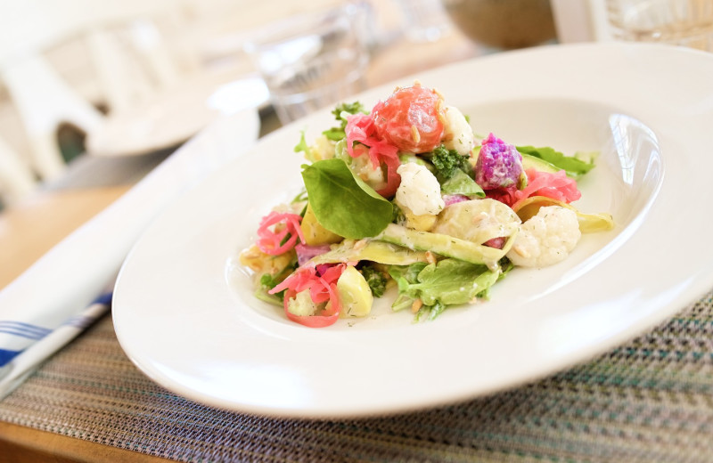 Salad at Town and Country Resort & Convention Center.
