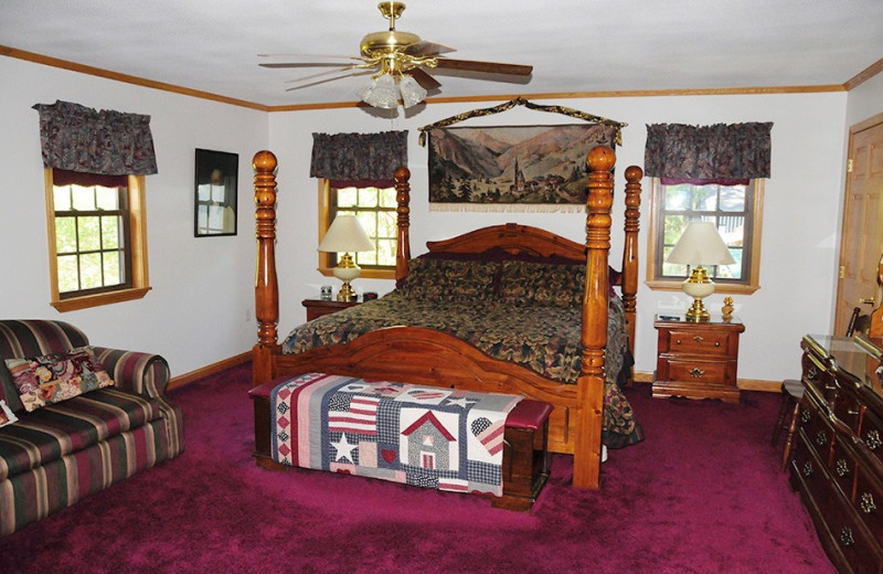 Guest room at Turtle Bay Lodge.