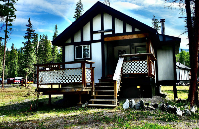 Cottage exterior at Expanse Cottages.