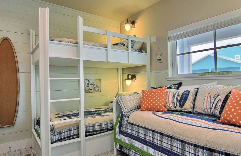 Rental bedroom at Silver Sands Realty.