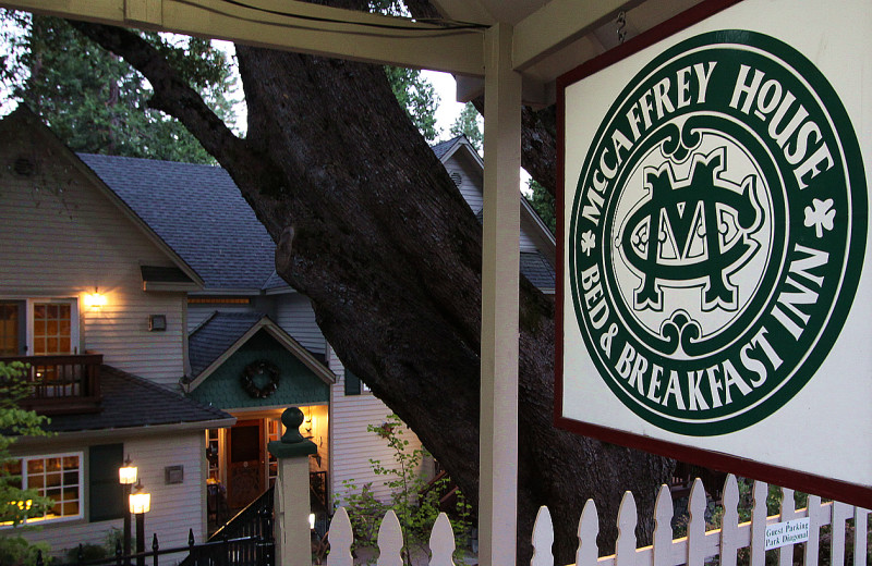 Exterior view of McCaffrey House Bed and Breakfast.