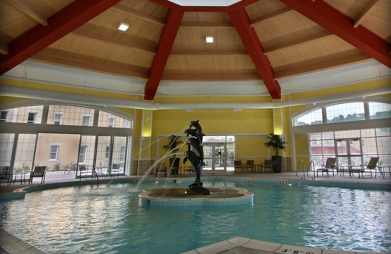 Indoor pool at French Lick Resort.