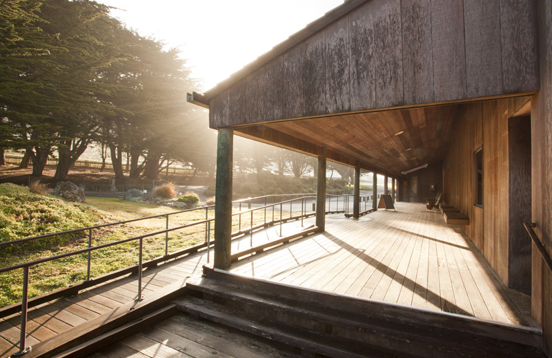 Porch view at Sea Ranch Lodge.