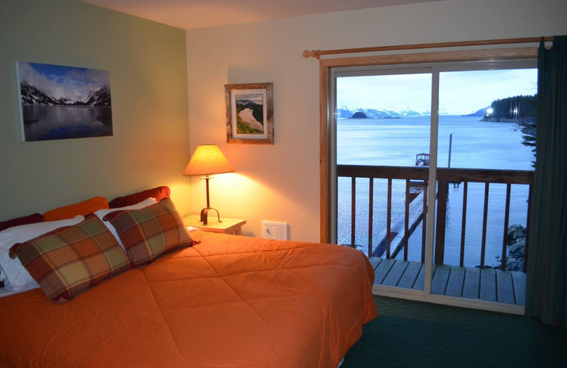 Guest room at Elfin Cove Resort.