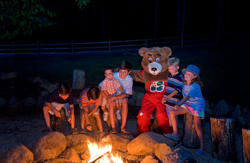 Campfire at Wintergreen Resort.