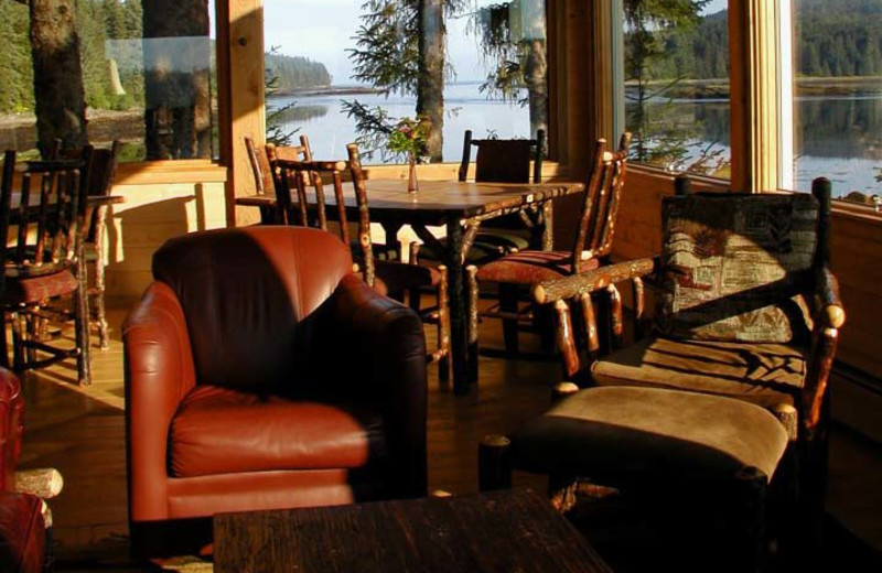 Lounge at Favorite Bay Lodge.