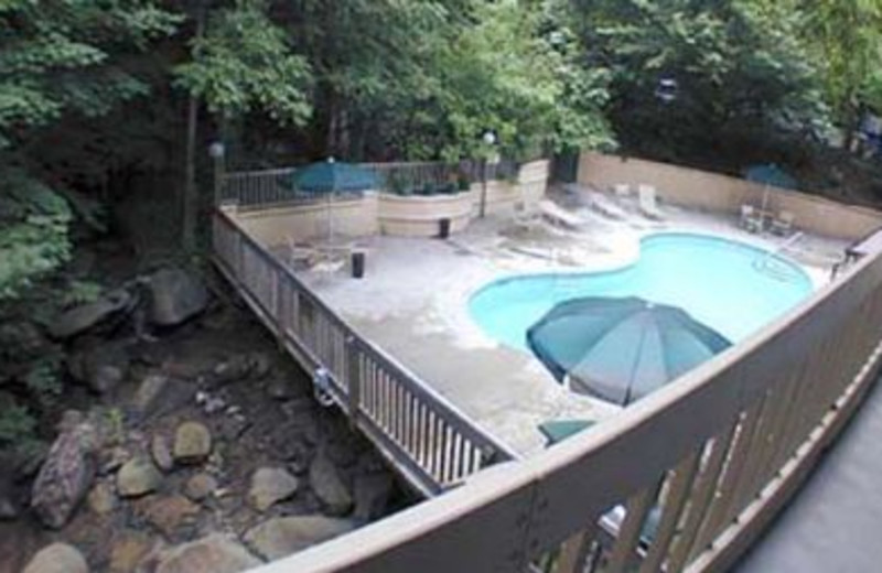 Outdoor Pool at Baskins Creek Cabin Rentals 