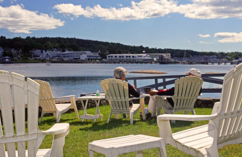 Relaxing at Harborage Inn.