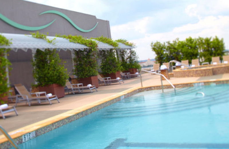 Outdoor pool at The Battle House.
