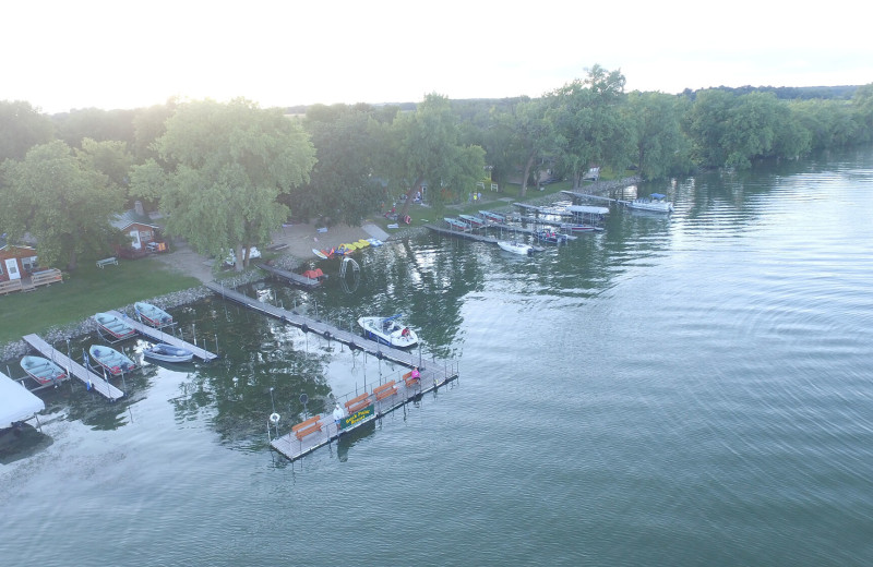 Exterior view of Buck Point Resort On Lake Osakis.