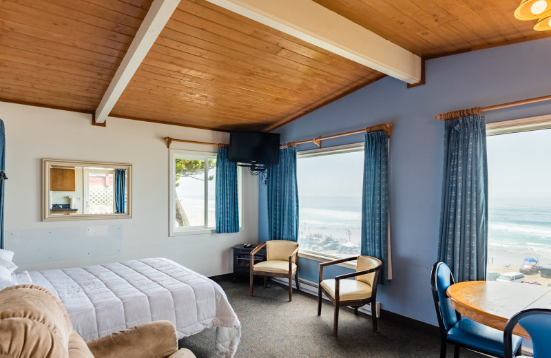 Guest room at Seagull Beachfront INN.