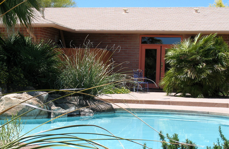 Outdoor pool at Cactus Cove Bed & Breakfast.