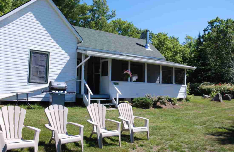 Cottage exterior at The Clyffe House.