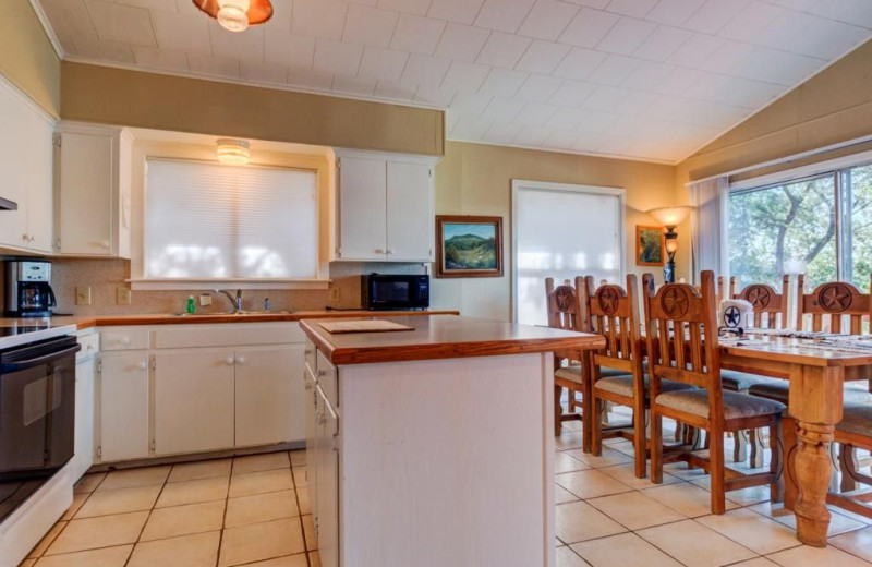 Kitchen at Moores Hidden Cove Retreat.