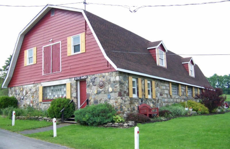 Exterior view of Fieldstone Farm.