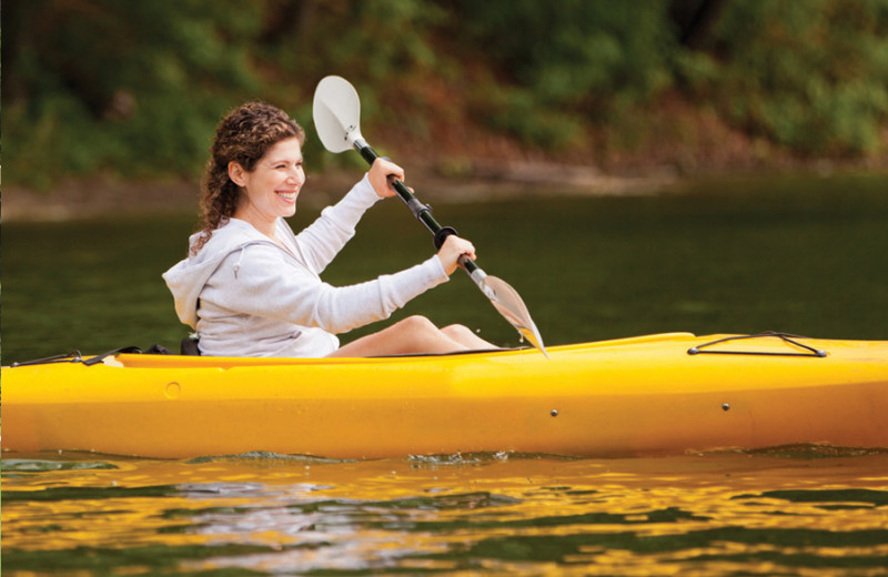 Kayaking at Canyon Ranch in Lenox.